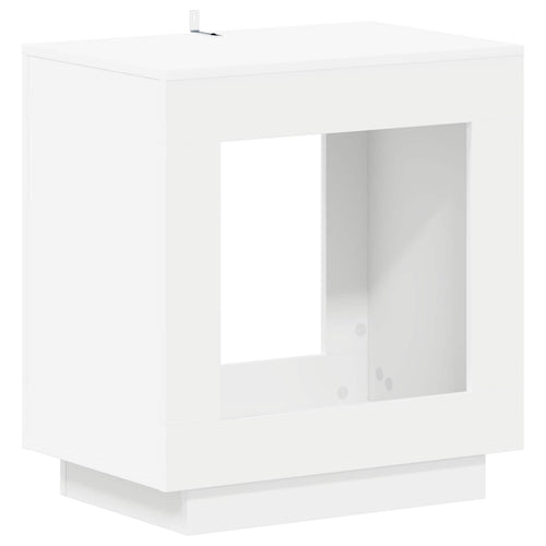 Mesa lateral Blanco 60 x 40 x 65 cm Madera de ingeniería