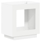 Mesa lateral Blanco 60 x 40 x 65 cm Madera de ingeniería