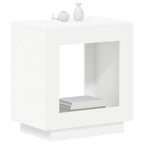 Mesa lateral Blanco 60 x 40 x 65 cm Madera de ingeniería