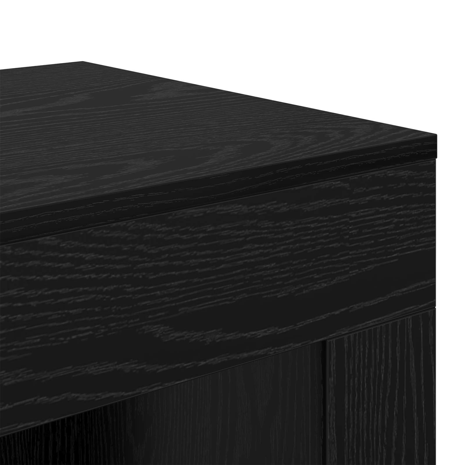 Mesa lateral Roble Negro 60 x 40 x 65 cm Madera de ingeniería