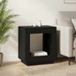 Mesa lateral Roble Negro 60 x 40 x 65 cm Madera de ingeniería
