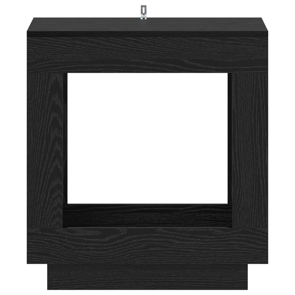 Mesa lateral Roble Negro 60 x 40 x 65 cm Madera de ingeniería
