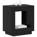Mesa lateral Roble Negro 60 x 40 x 65 cm Madera de ingeniería