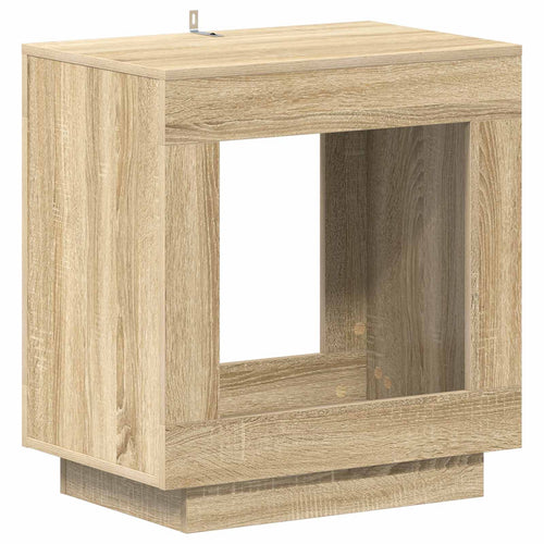 Mesa lateral Roble Sonoma 60 x 40 x 65 cm Madera de ingeniería