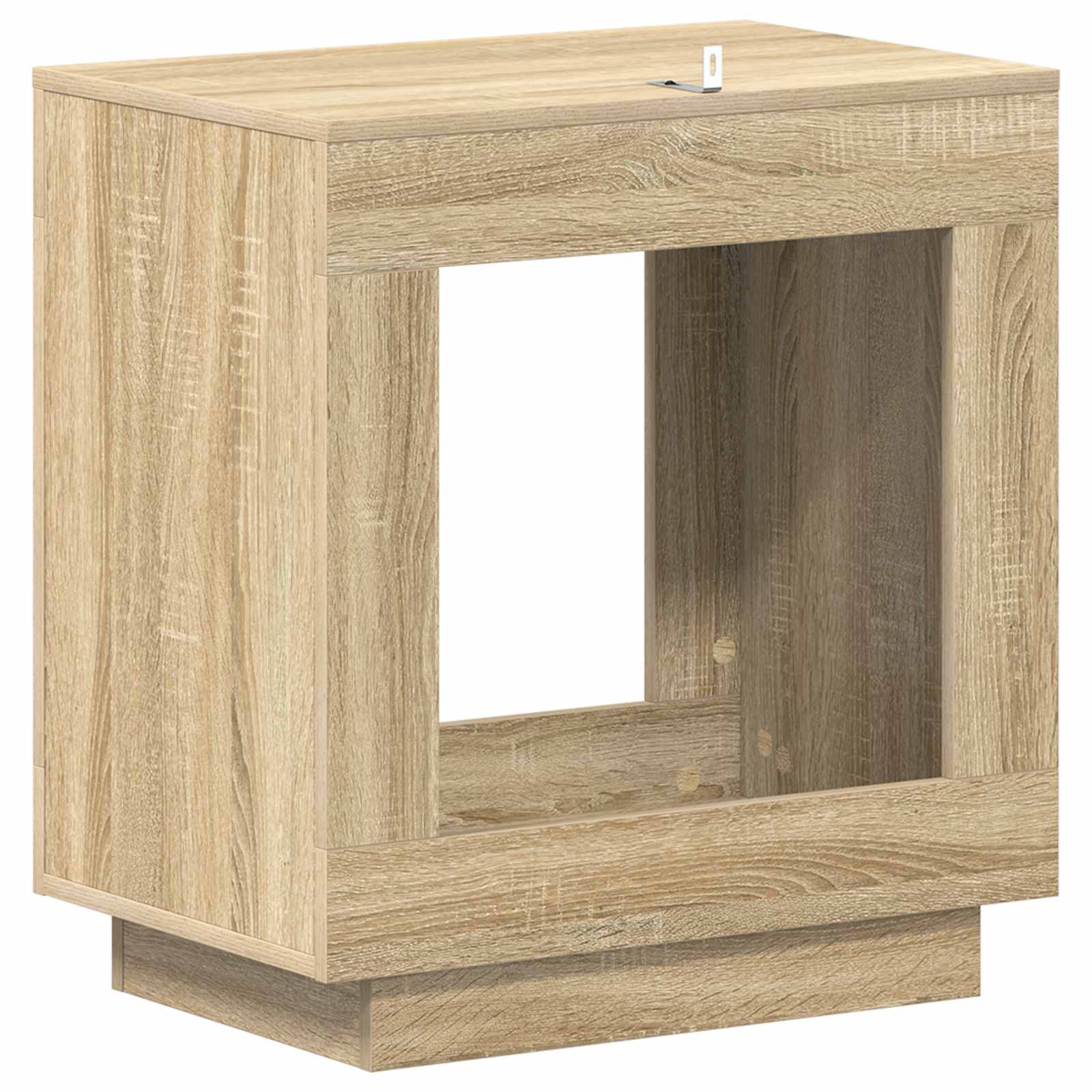 Mesa lateral Roble Sonoma 60 x 40 x 65 cm Madera de ingeniería
