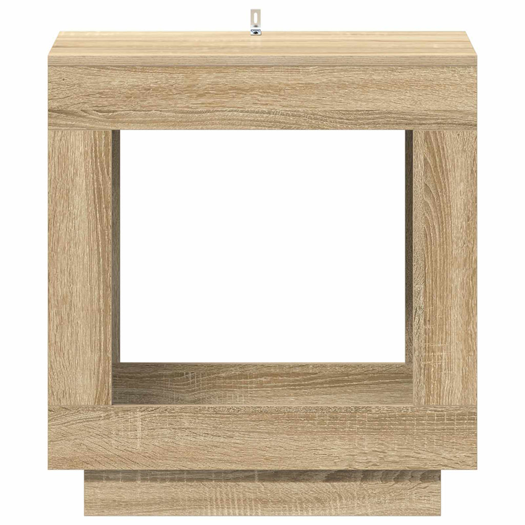 Mesa lateral Roble Sonoma 60 x 40 x 65 cm Madera de ingeniería