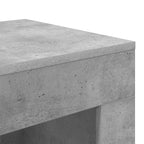 Mesa lateral Gris Hormigón 60 x 40 x 65 cm Madera de ingeniería