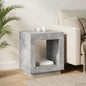 Mesa Lateral Cinzenta Betão 60 x 40 x 65 cm Madeira Composta