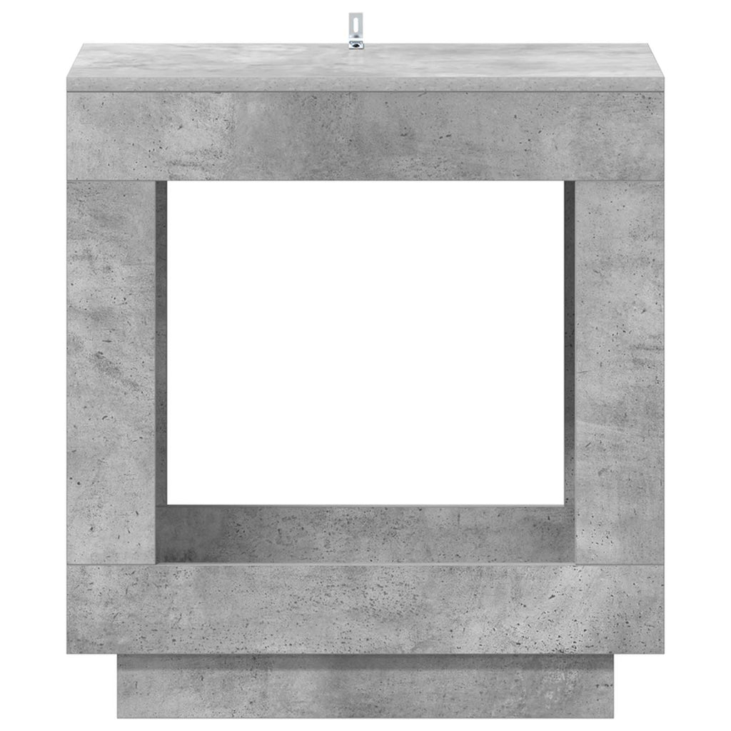 Mesa lateral Gris Hormigón 60 x 40 x 65 cm Madera de ingeniería