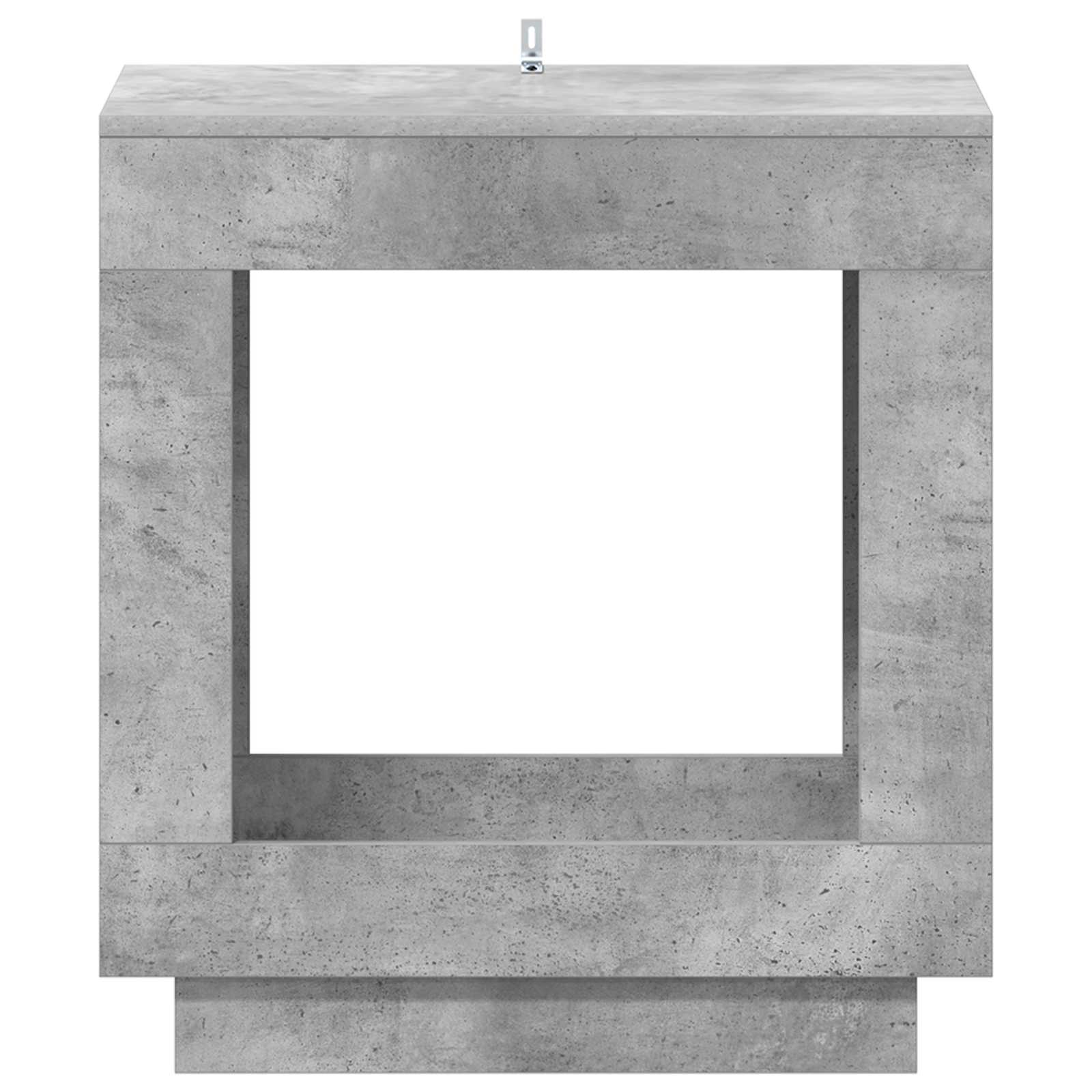 Mesa lateral Gris Hormigón 60 x 40 x 65 cm Madera de ingeniería