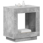 Mesa lateral Gris Hormigón 60 x 40 x 65 cm Madera de ingeniería