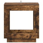 Mesa lateral Roble Ahumado 60 x 40 x 65 cm Madera de ingeniería