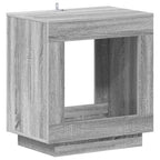 Mesa lateral Gris Sonoma 60 x 40 x 65 cm Madera de ingeniería