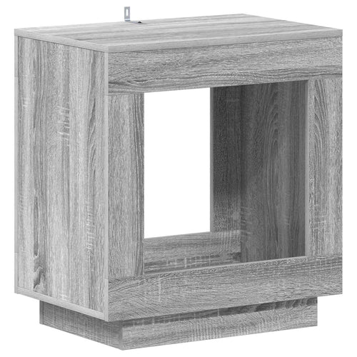 Mesa lateral Gris Sonoma 60 x 40 x 65 cm Madera de ingeniería