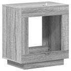 Mesa lateral Gris Sonoma 60 x 40 x 65 cm Madera de ingeniería