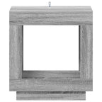 Mesa lateral Gris Sonoma 60 x 40 x 65 cm Madera de ingeniería