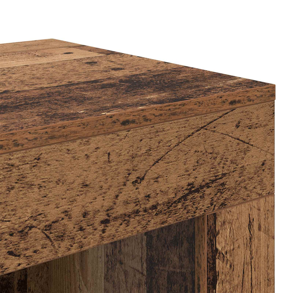 Mesa lateral Madera envejecida 60 x 40 x 65 cm