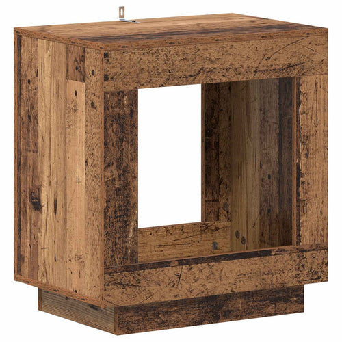 Mesa lateral Madera envejecida 60 x 40 x 65 cm