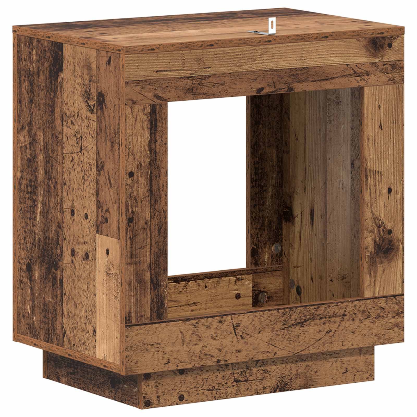 Mesa lateral Madera envejecida 60 x 40 x 65 cm