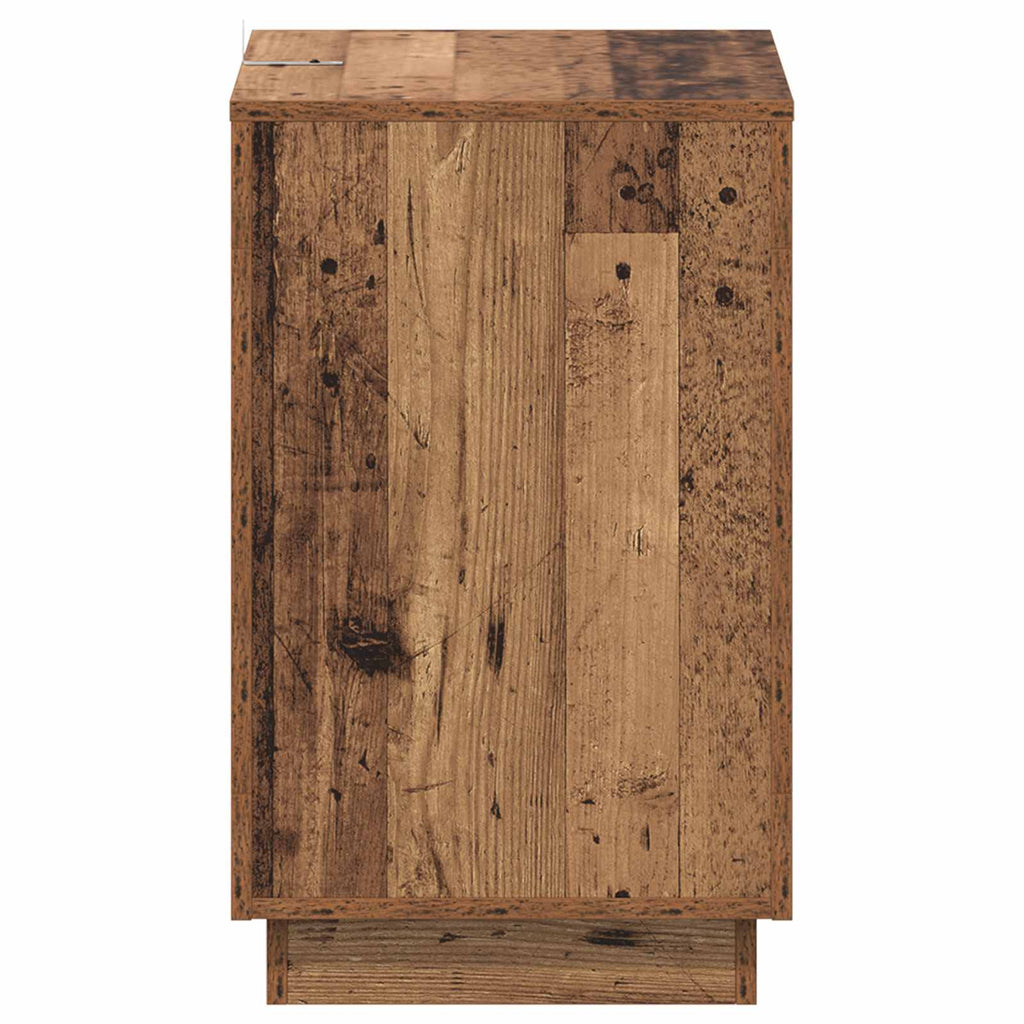 Mesa lateral Madera envejecida 60 x 40 x 65 cm