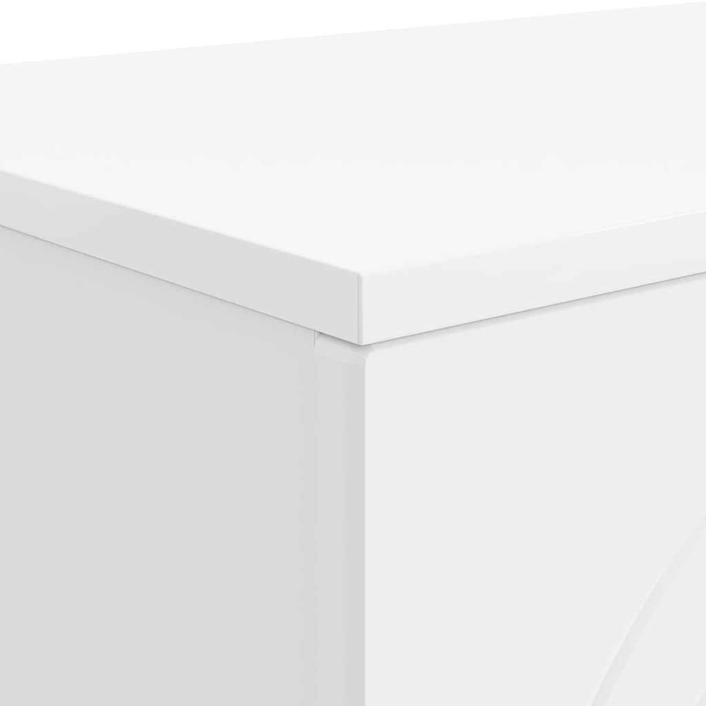 Mesa de centro Blanco 102 x 35 x 75 cm Madera de ingeniería