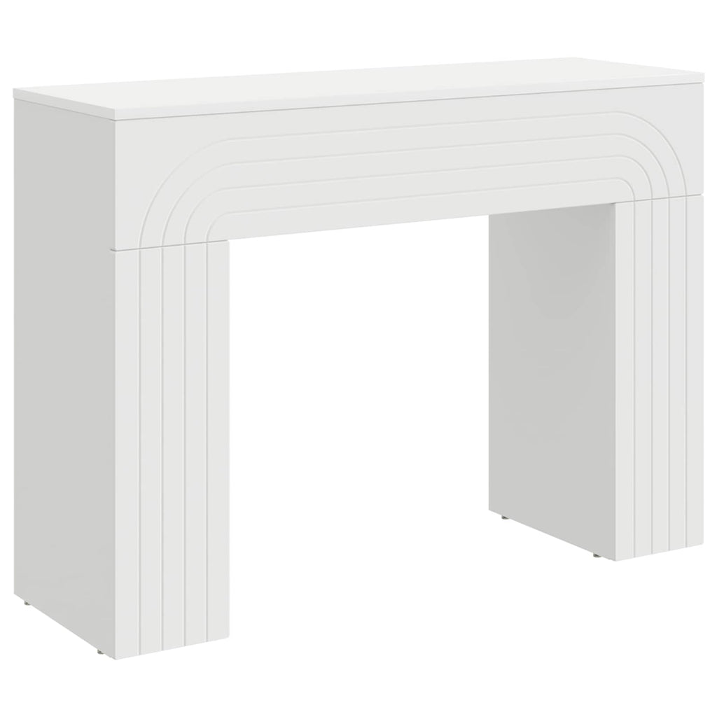 Mesa de centro Blanco 102 x 35 x 75 cm Madera de ingeniería
