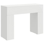 Mesa de centro Blanco 102 x 35 x 75 cm Madera de ingeniería