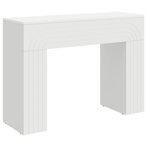 Mesa de centro Blanco 102 x 35 x 75 cm Madera de ingeniería