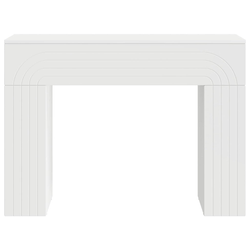 Mesa de centro Blanco 102 x 35 x 75 cm Madera de ingeniería