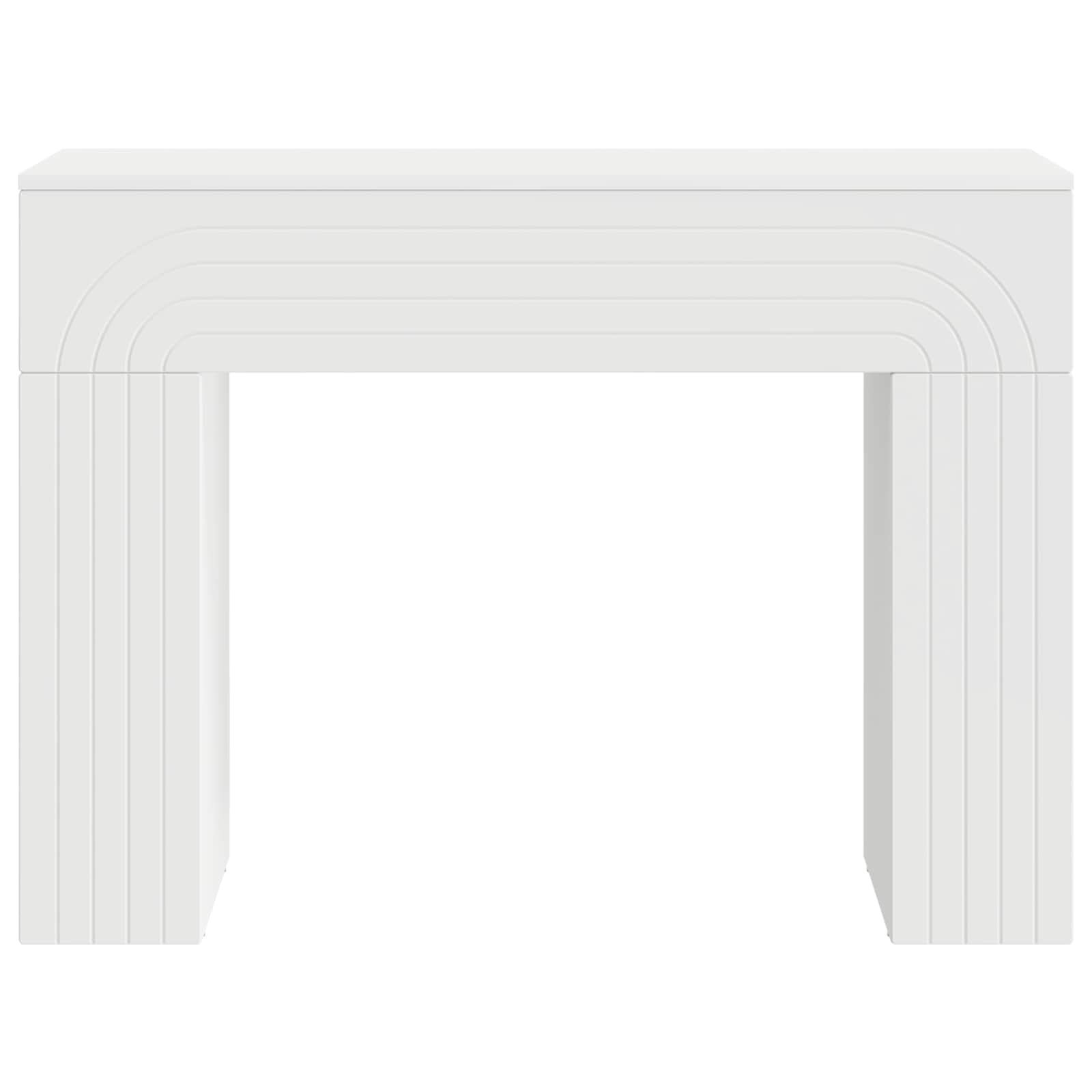 Mesa de centro Blanco 102 x 35 x 75 cm Madera de ingeniería