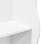 Estante de esquina Blanco 34 x 33 x 102 cm Madera de ingeniería