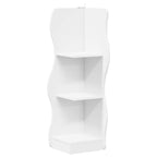 Estante de esquina Blanco 34 x 33 x 102 cm Madera de ingeniería
