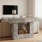 Mesa consola moderna con estante 101x30x74 cm