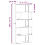 Librería Madera vieja 80 x 24 x 159 cm Madera de ingeniería