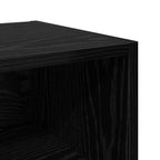 Mueble cama 2 pcs Roble Negro 40 x 30 x 50 cm