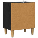 Mueble cama 2 pcs Roble Negro 40 x 30 x 50 cm