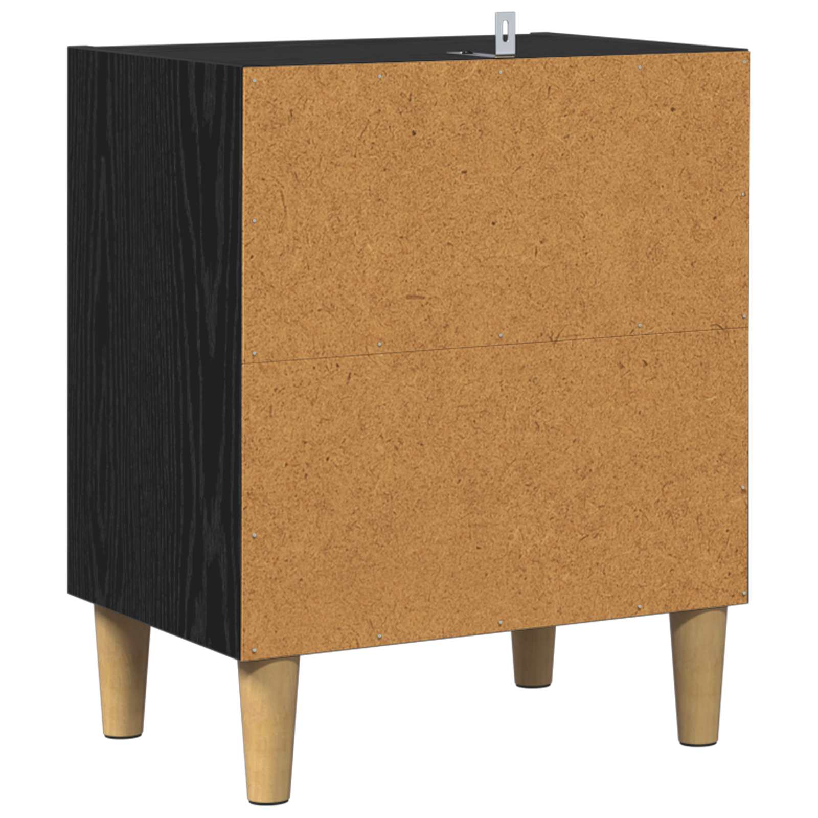 Mueble cama 2 pcs Roble Negro 40 x 30 x 50 cm