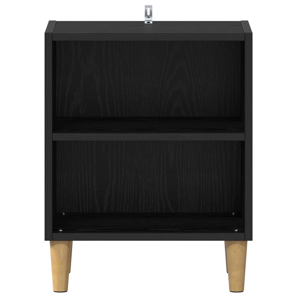 Mueble cama 2 pcs Roble Negro 40 x 30 x 50 cm
