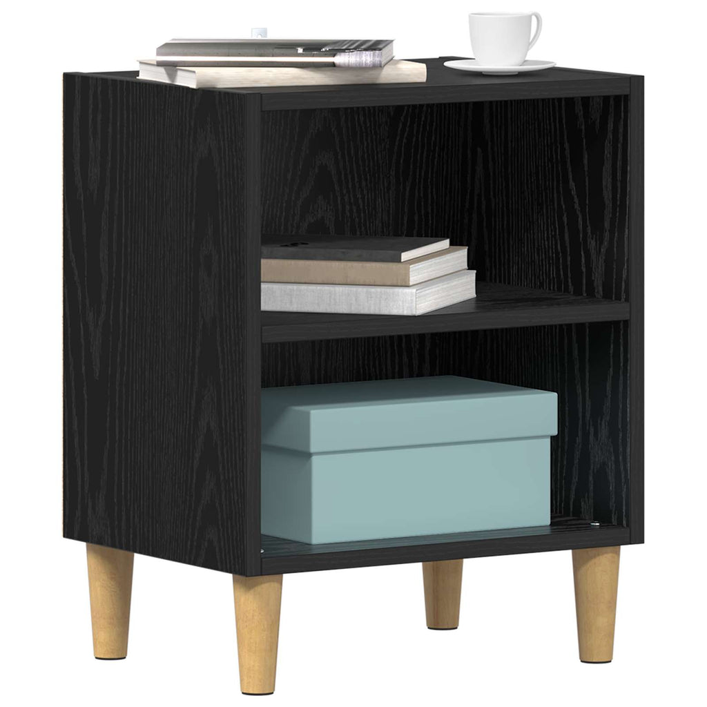 Mueble cama 2 pcs Roble Negro 40 x 30 x 50 cm