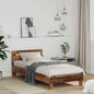 Cama de criança com cabeceira Creme 80 x 200 cm Bouclé