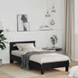 Cama de criança com cabeceira Creme 80 x 200 cm Bouclé