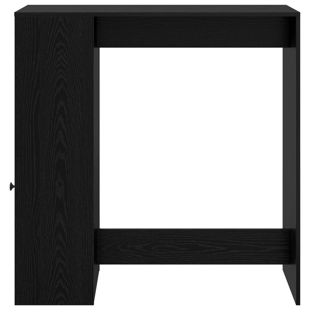 Mesa de Bar con estante Roble Negro 101 x 40 x 103,5 cm