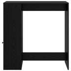 Mesa de Bar con estante Roble Negro 101 x 40 x 103,5 cm