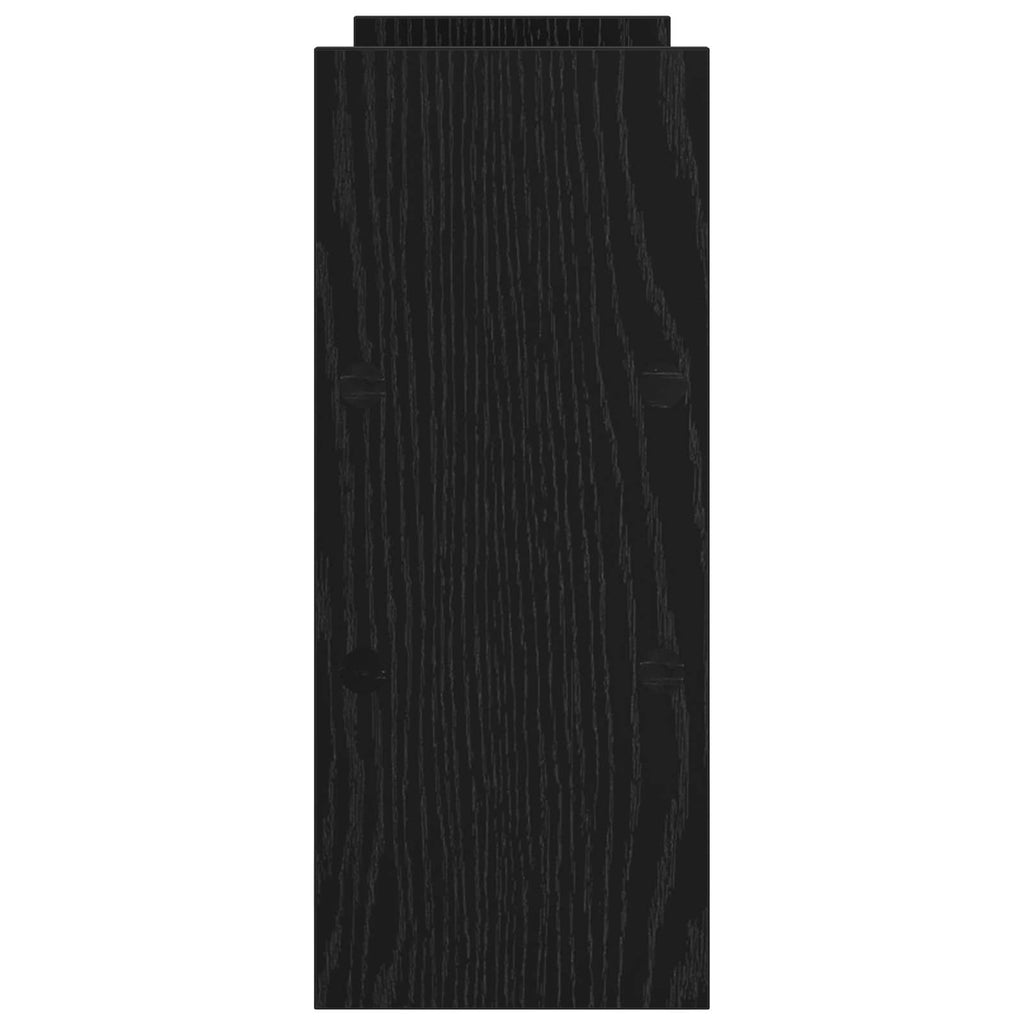 Soporte de Escritorio para Monitor Roble Negro 40 x 17 x 41 cm