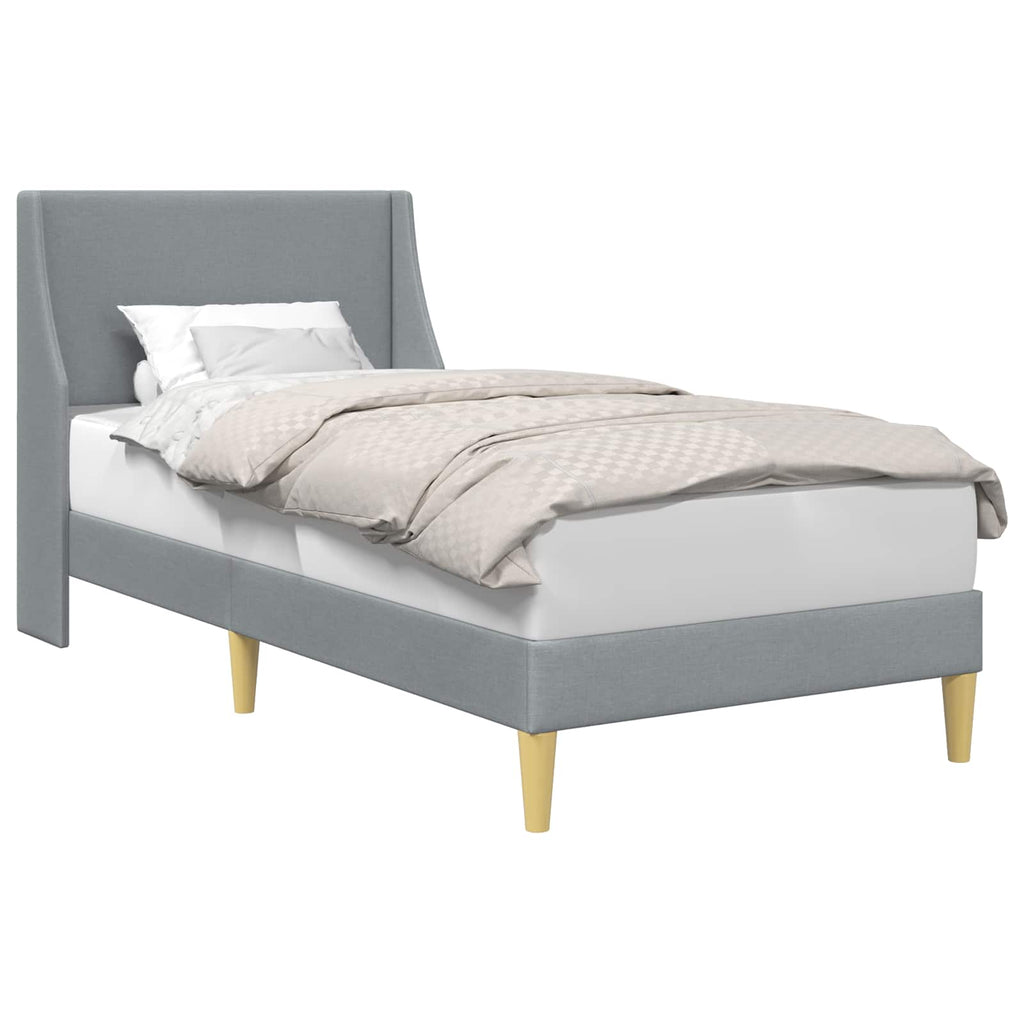 Estructura de cama con cabecera placa de conexión