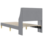 Estructura de cama con cabecera placa de conexión