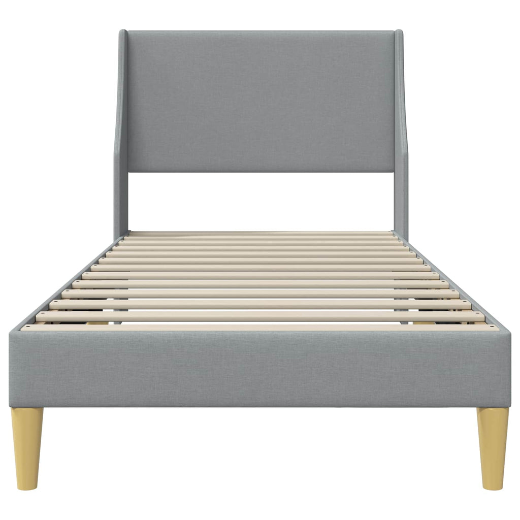 Estructura de cama con cabecera placa de conexión