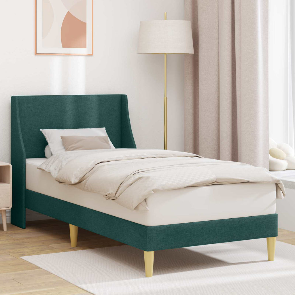 Estructura de cama con cabecera placa de conexión