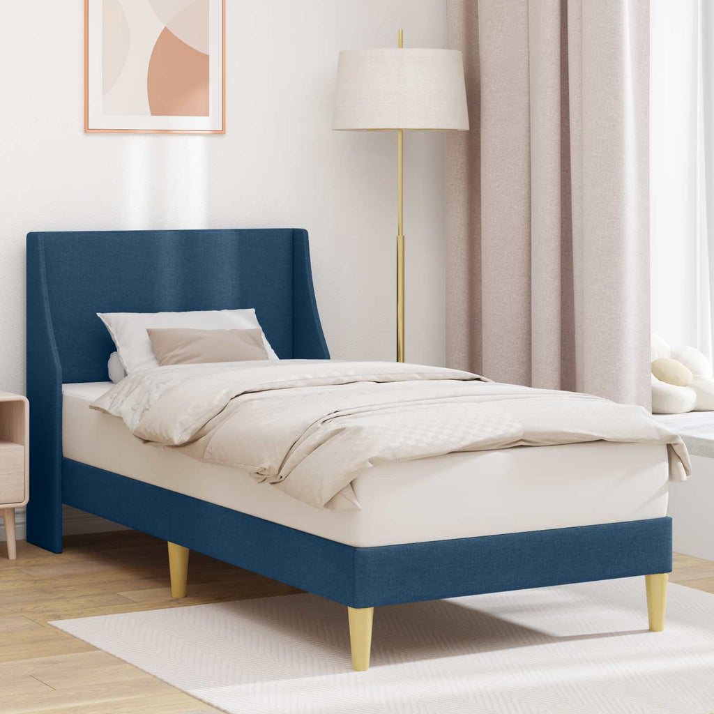 Estructura de cama con cabecera placa de conexión