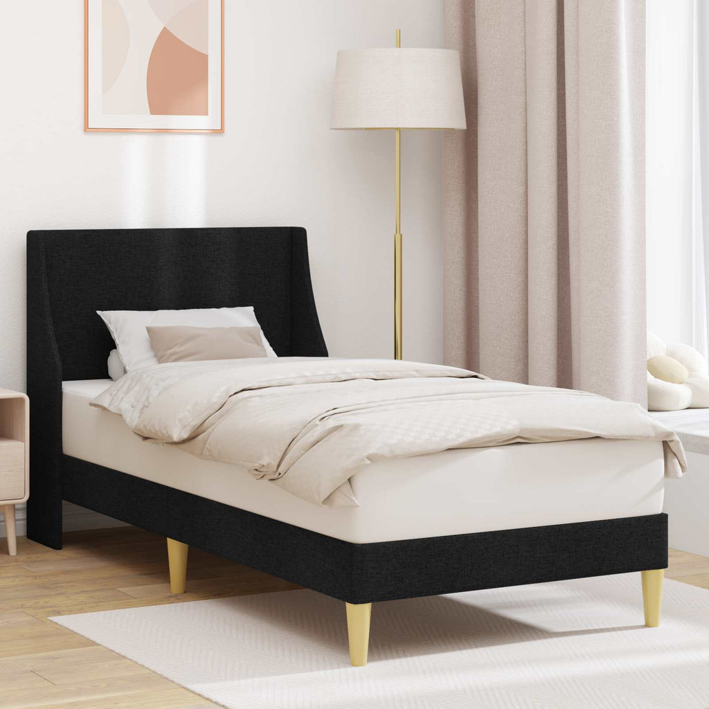 Estructura de cama con cabecera placa de conexión